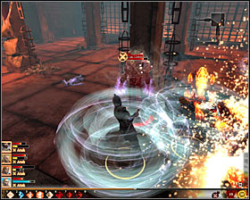 It is worth starting the fight by attacking demon Xebenkeck #1, because, just as in the case of demons of desire, it is able to influence other creatures in the room - Forbidden Knowledge - p. 3 - Act II - Dragon Age II Game Guide