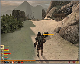 Now you can leave the area and from the map of the world you should choose the travel to localization [Wounded Coast] - Search and Rescue - Act II - Dragon Age II Game Guide