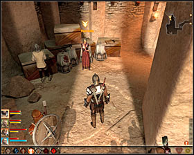 After reaching the upper balconies come up to a captured apostate #1 (M62, 3) - Search and Rescue - Act II - Dragon Age II Game Guide