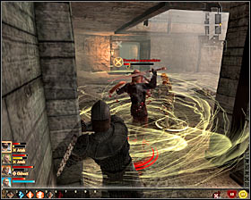 After reaching the localization [Docks - Unused Passage] (M22, 1) start exploring the central part of channels - Waxlers Hat - Act II - Dragon Age II Game Guide