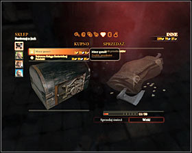 The first Qunari sword in an offer of shop belonging Korvals blade in localization [Hightown - Market] #1 (M3, 24) - The Lost Swords - Act III - Dragon Age II Game Guide