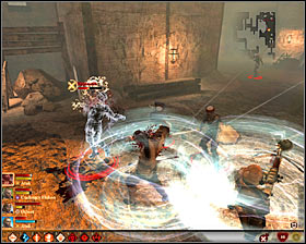 To pass the first part of this quest go to the localization [Anthill] - A Noble Agenda - Act III - Dragon Age II Game Guide