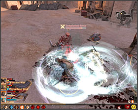 First you should eliminate Ser Mettin #1, because he has the power to influence the Templars by encouraging them to fight - A Noble Agenda - Act III - Dragon Age II Game Guide