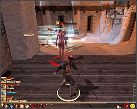 There are quite difficult fights ahead of you in new localization so and suggest you to stand near the door and wait for the enemies - Kind of Want - Act III - Dragon Age II Game Guide