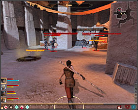 You will be able to approach this quest after reading the note on the Chanters Board (M3, 17), which is connected with The Exiled Prince special content - Duty; Beware of Dog | Premium content - Premium content - Dragon Age II Game Guide