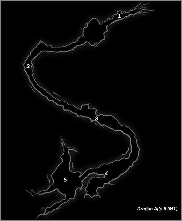 Legend - Map M1 Blightlands; Map M2 Gallows Courtyard | Maps - Maps - Dragon Age II Game Guide