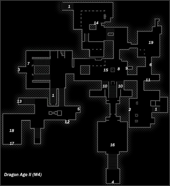 Legend - Map M3 Hightown (daytime); Map M4 Hightown (night-time) | Maps - Maps - Dragon Age II Game Guide