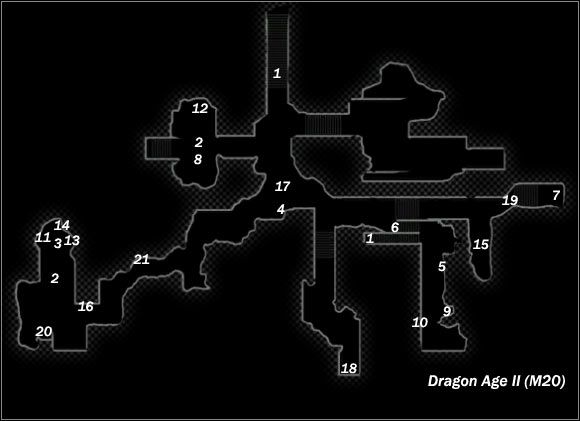 Legend - Map M19 Docks (daytime); Map M20 Docks (night-time) | Maps - Maps - Dragon Age II Game Guide