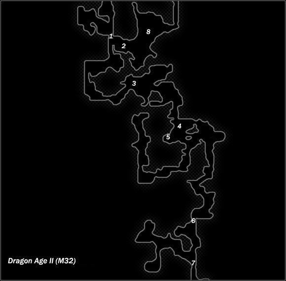 Legend - Map M31 The Bone Pit; Map M32 Bone Pit Mines | Maps - Maps - Dragon Age II Game Guide