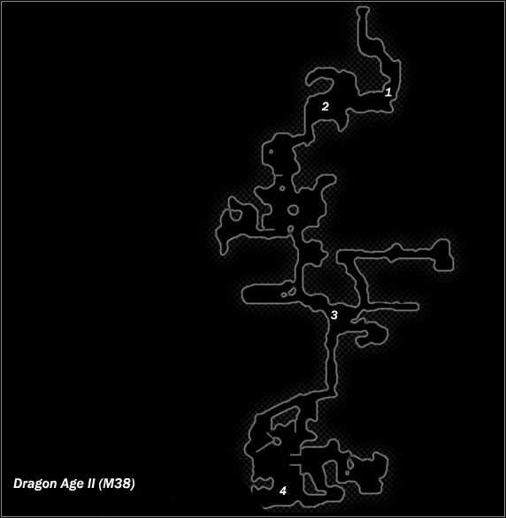 Legend - Map M37 Wounded Coast Approach; Map M38 Runaways Cavern | Maps - Maps - Dragon Age II Game Guide