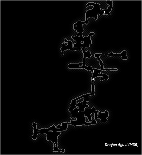 Legend - Map M39 Tal Vashoth cave; Map M40 Lowtown streets | Maps - Maps - Dragon Age II Game Guide