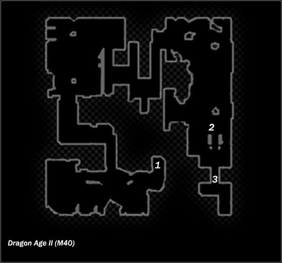 Legend - Map M39 Tal Vashoth cave; Map M40 Lowtown streets | Maps - Maps - Dragon Age II Game Guide