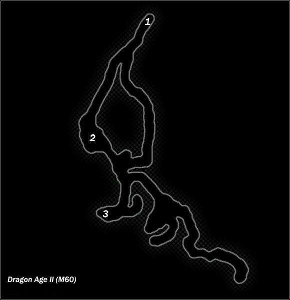Legend - Map M59 Kirkwall area #2; Map M60 Holding caves | Maps - Maps - Dragon Age II Game Guide