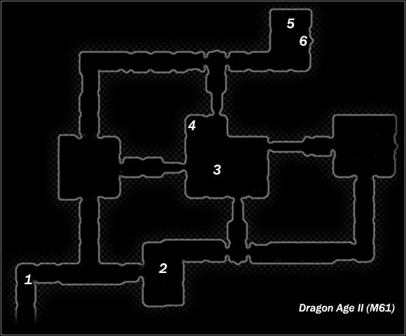 Legend - Map M61 Abandoned Slaver Den; Map M62 Bounty hunters hideout | Maps - Maps - Dragon Age II Game Guide