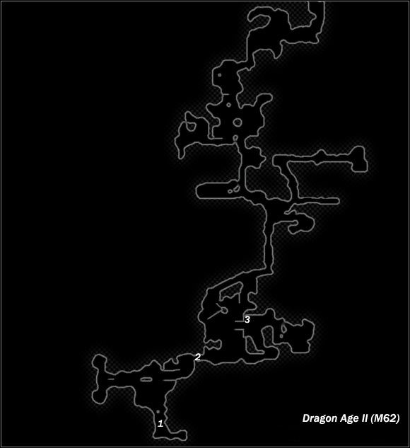 Legend - Map M61 Abandoned Slaver Den; Map M62 Bounty hunters hideout | Maps - Maps - Dragon Age II Game Guide