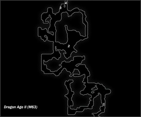 Legend - Map M63 Smugglers Cut; Map M64 Outside the Smugglers Cut | Maps - Maps - Dragon Age II Game Guide