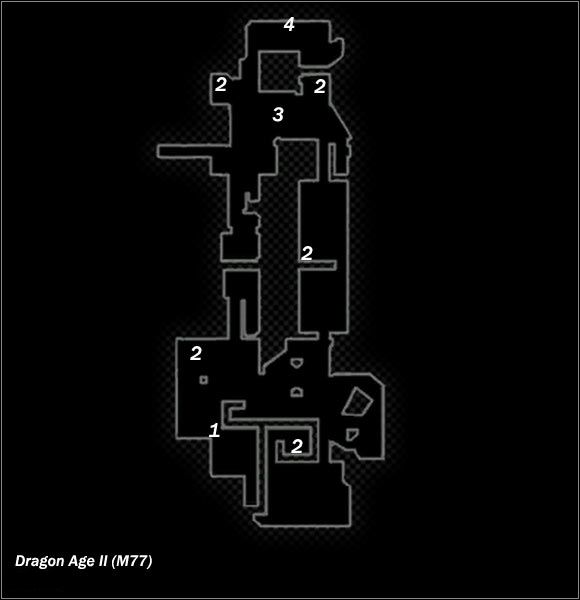 Legend - Map M77 Sewers; Map M78 Decrepit Alley #2 | Maps - Maps - Dragon Age II Game Guide