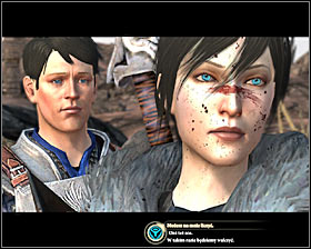 You will be thrown into the game after choosing the class and sex of your hero (the full creator will be unlocked later on) - Prologue - Dragon Age II Game Guide