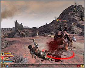 The basic difficulty of this battle is that only three characters take part in it - The Destruction of Lothering - p. 2 - Prologue - Dragon Age II Game Guide