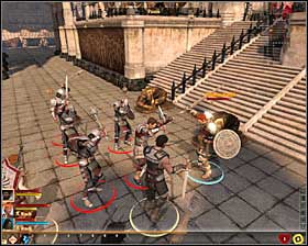 Choosing the dialogue options in this conversation wont have a big influence as well #1 - The Destruction of Lothering - p. 2 - Prologue - Dragon Age II Game Guide