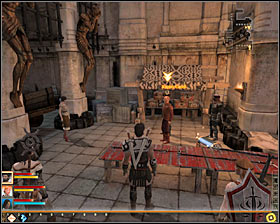 Athenril resides at the northern part of the location [Kirkwall - The Gallows] #1 (M2, 4) - The Destruction of Lothering - p. 3 - Prologue - Dragon Age II Game Guide