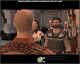 During the conversation, choose the lower left dialogue option thanks to which you will inform Cavril that Athenril sent you - The Destruction of Lothering - p. 3 - Prologue - Dragon Age II Game Guide