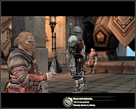 Find Gamlen in the middle part of the courtyard #1 (M2, 6) and talk with him - The Destruction of Lothering - p. 3 - Prologue - Dragon Age II Game Guide