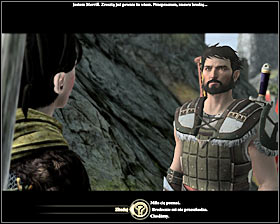 You can leave the camp following the path leading north #1 - Long Way Home - p. 1 - Act I - Dragon Age II Game Guide