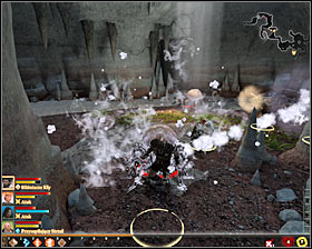 Choose the only available path and soon you should reach a cave entrance #1 (M25, 7) - Long Way Home - p. 2 - Act I - Dragon Age II Game Guide