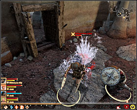 After the fight, use the passage leading south-east #1 and go down the stairs to the lower level - Long Way Home - p. 2 - Act I - Dragon Age II Game Guide