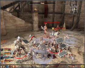 Since Danzig is a mage, you should attack him first - Wayward Son - p. 2 - Act I - Dragon Age II Game Guide