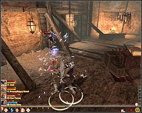 Here you will be forced to fight #1 - Enemies Among Us - p. 2 - Act I - Dragon Age II Game Guide