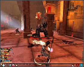 In the next room you will meet an Ogre #1 (M44, 4), but Id STRONGLY dissuade you from fighting him here, as there are lots of traps in the area - The Deep Roads Expedition - p. 2 - Act I - Dragon Age II Game Guide