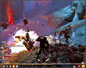 In the southern part of the hall you will come across Profanes for the first time #1 and I definitely wouldnt recommend trying to attack them from distance, as its when their attacks are most effective - The Deep Roads Expedition - p. 3 - Act I - Dragon Age II Game Guide