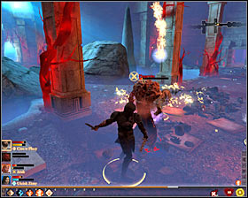 Only after eliminating the Wraith and Profanes should you attack the Shades #1 - The Deep Roads Expedition - p. 3 - Act I - Dragon Age II Game Guide