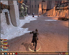 Leave The Gallows and choose the newly unlocked [Blind Alley] from the world map #1 - Prime Suspect - p. 3 - Act II - Dragon Age II Game Guide