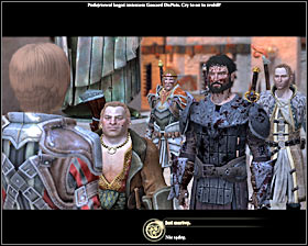 Moira will appear here automatically after the battle ends and will demand explanations - Prime Suspect - p. 3 - Act II - Dragon Age II Game Guide