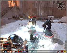 Id recommend starting by attacking the Abomination #1, as hes the biggest threat - The Last Straw - p. 6 - Act III - Dragon Age II Game Guide