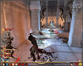 Initially ignore the Skeleton Archers and focus on the Abomination, encouraging it to come closer to where it will be an easy target #1 - The Last Straw - p. 7 - Act III - Dragon Age II Game Guide