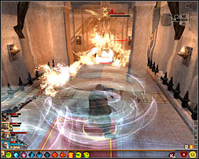 As you try to investigate the room furthest to the west you will note that its guarded by two Pride Abominations #1 (M87, 8) - The Last Straw - p. 7 - Act III - Dragon Age II Game Guide