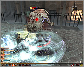 You have to keep cautious, as Orsino will not only perform efficient direct attacks, but also use blood magic, grabbing random characters and sucking out their life #1 - The Last Straw - p. 8 - Act III - Dragon Age II Game Guide