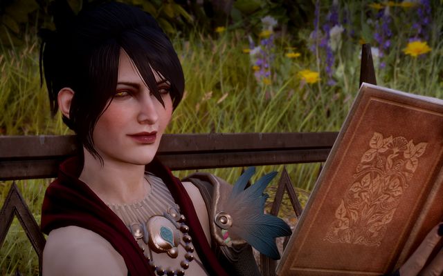 Morrigan at the holds garden - Dragon Age Inquisition: The Final Piece - Main storyline quests (The Path of the Inquisitor) - Dragon Age: Inquisition Game Guide & Walkthrough