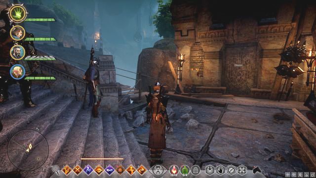 Secret passage below stairs - Dragon Age Inquisition: Well, Shit - The Inner Circle (companion quests) - Dragon Age: Inquisition Game Guide & Walkthrough
