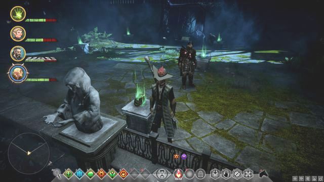 Stone platform in central room. - Dragon Age Inquisition: God of Secrets - Side quests - Lost Temple of Dirthamen - Dragon Age: Inquisition Game Guide & Walkthrough