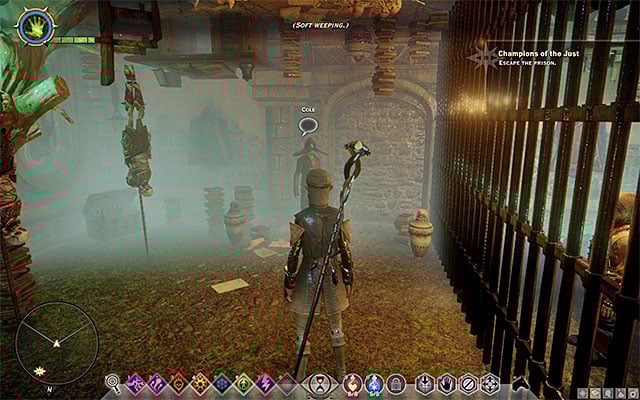 The spot where you meet Cole and kindle fire - Dragon Age Inquisition: Champions of the Just (siding with templars) - Main storyline quests (The Path of the Inquisitor) - Dragon Age: Inquisition Game Guide & Walkthrough