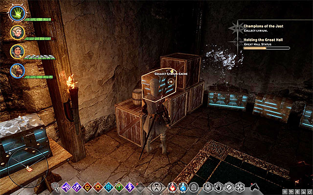 The lyrium cache - Dragon Age Inquisition: Champions of the Just (siding with templars) - Main storyline quests (The Path of the Inquisitor) - Dragon Age: Inquisition Game Guide & Walkthrough