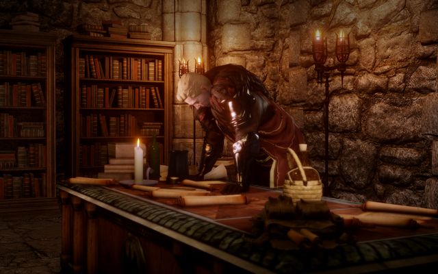 Cullen in his chambers - Dragon Age Inquisition: Before the Dawn - The Inner Circle (companion quests) - Dragon Age: Inquisition Game Guide & Walkthrough