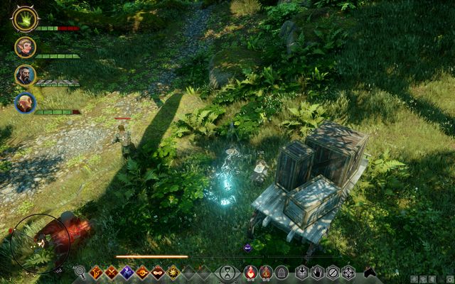 One of the groups of the Red Templars watching over the correspondence - Dragon Age Inquisition: Before the Dawn - The Inner Circle (companion quests) - Dragon Age: Inquisition Game Guide & Walkthrough