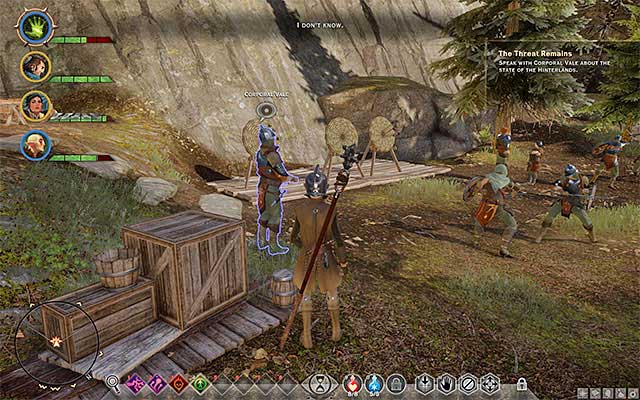 Meet with Mother Giselle and Corporal Vale - Dragon Age Inquisition: The Threat Remains - Main storyline quests (The Path of the Inquisitor) - Dragon Age: Inquisition Game Guide & Walkthrough