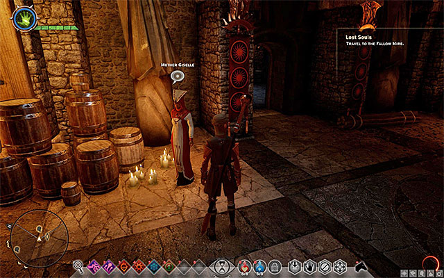 The place where you find Mother Giselle - Dragon Age Inquisition: Lotus and Root - Side quests - Haven - Dragon Age: Inquisition Game Guide & Walkthrough